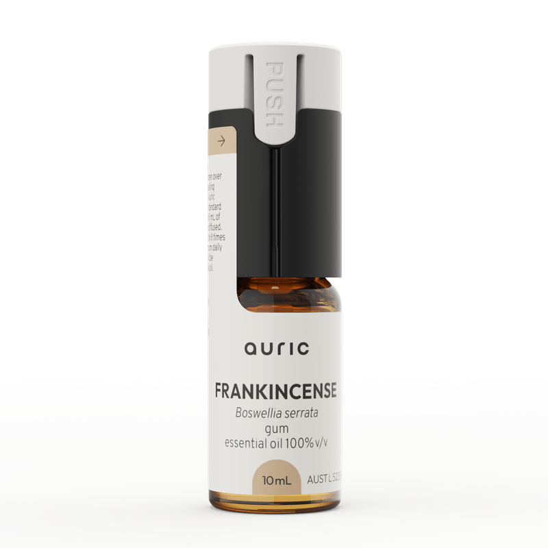 Frankincense essential oil bottle