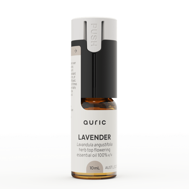 Lavender essential oil bottle